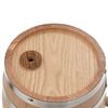 vidaXL Wine Barrel with Tap Solid Oak Wood 6 L