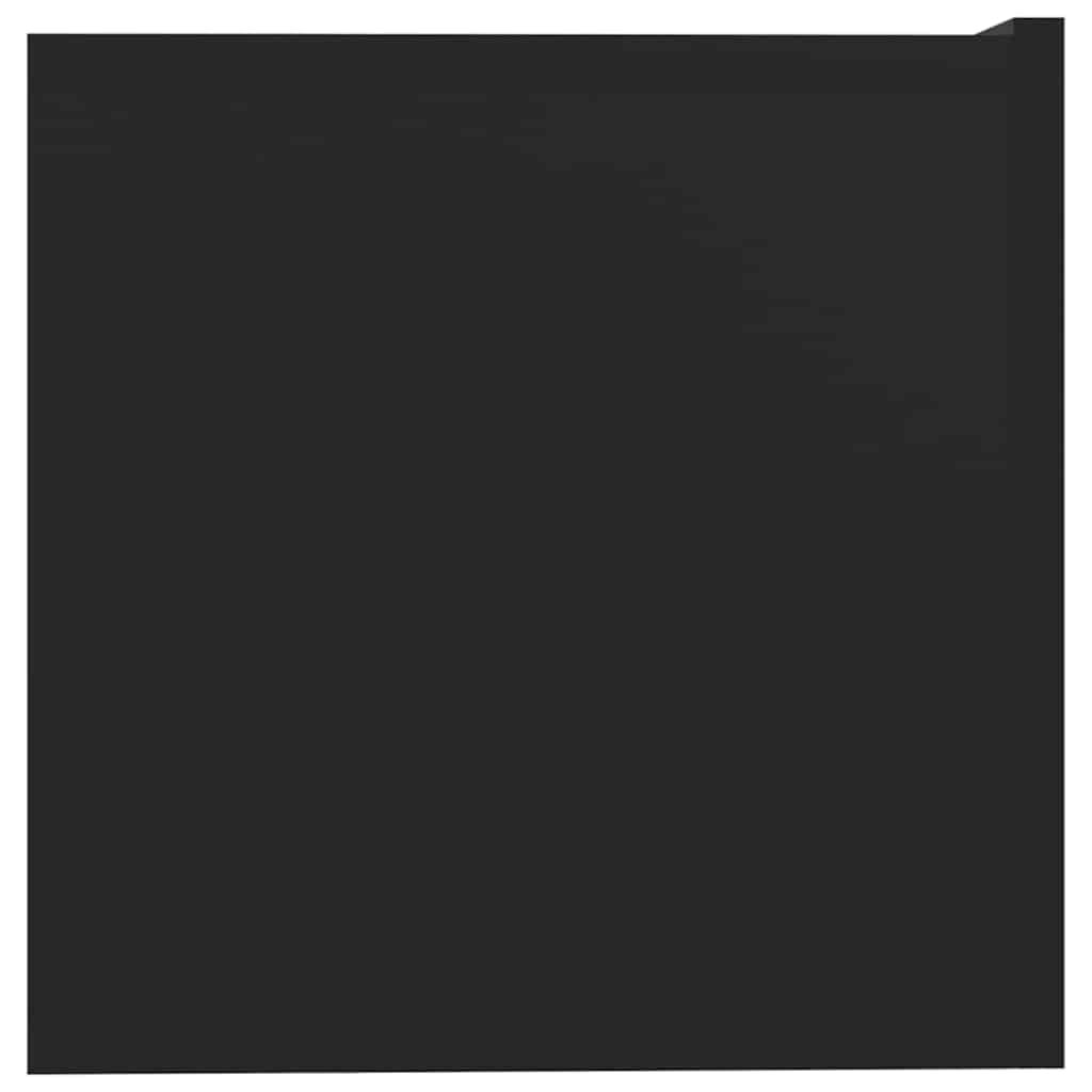 vidaXL TV Cabinets 2 pcs Black 80x30x30 cm Engineered Wood