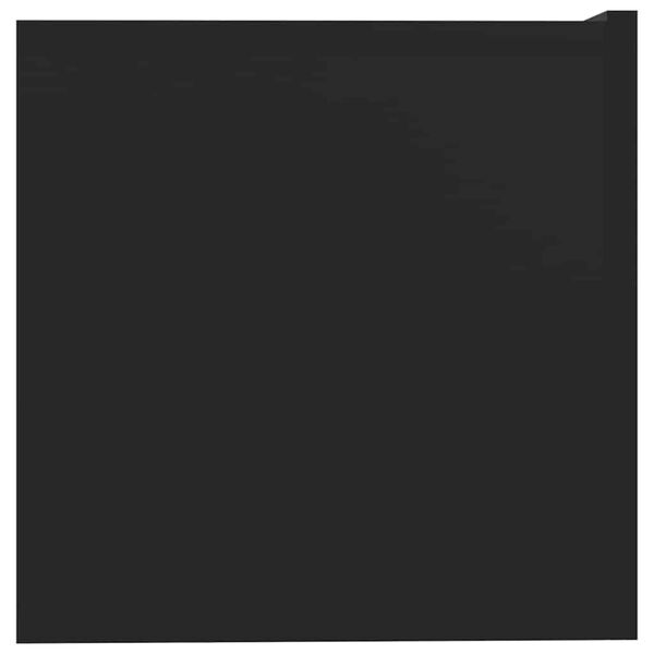 vidaXL TV Cabinets 2 pcs Black 80x30x30 cm Engineered Wood