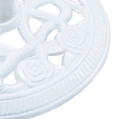 vidaXL Umbrella Base White 9 kg 40 cm Cast Iron, white vidaXL Umbrella Base White 9 kg 40 cm Cast Iron