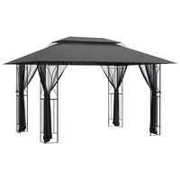 vidaXL Gazebo with Sidewalls Anthracite 400x300x270 cm Steel,  vidaXL Gazebo with Sidewalls Anthracite 400x300x270 cm Steel