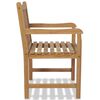 vidaXL Outdoor Chairs 2 pcs Solid Teak Wood