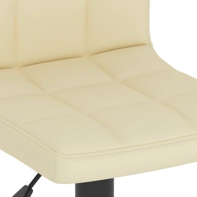 vidaXL Bar Stool Cream Fabric
