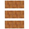 Decking Tiles Vertical Pattern 30 x 30 cm Acacia Set of 30