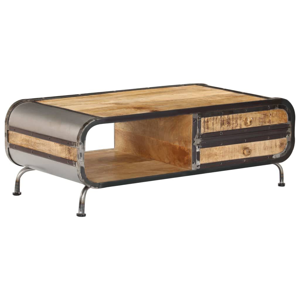 vidaXL Coffee Table 100x50x35 cm Solid Mango Wood