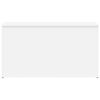 vidaXL Storage Chest White 84x42x46 cm Engineered Wood