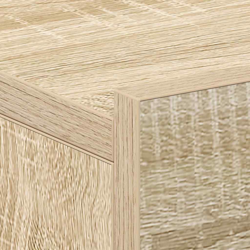 vidaXL Floating Nightstand Sonoma Oak 40x30x15 cm Engineered Wood