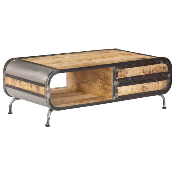 vidaXL Coffee Table 100x50x35 cm Solid Mango Wood
