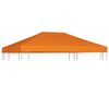 vidaXL Gazebo Top Cover 310 g/m&sup2; 4x3 m Orange