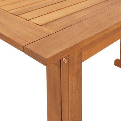 vidaXL Bistro Table 90x50x75 cm Solid Acacia Wood, brown vidaXL Bistro Table 90x50x75 cm Solid Acacia Wood