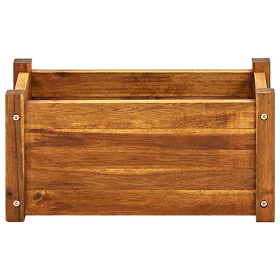 vidaXL Garden Raised Bed Acacia Wood 50x25x25 cm,  vidaXL Garden Raised Bed Acacia Wood 50x25x25 cm