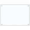 vidaXL Kitchen Backsplash Transparent 70 x 50 cm Tempered Glass