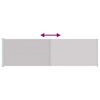 vidaXL Patio Retractable Side Awning 180x600 cm Grey