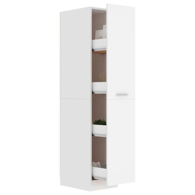 vidaXL Apothecary Cabinet White 30x42.5x150 cm Engineered Wood, white vidaXL Apothecary Cabinet White 30x42.5x150 cm Engineered Wood