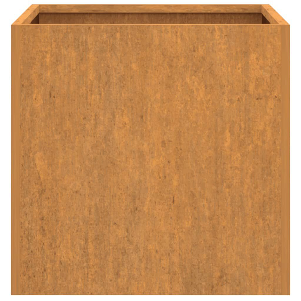 vidaXL Planters 2 pcs 32x30x29 cm Corten Steel