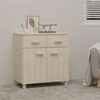 vidaXL Sideboard HAMAR Honey Brown 79x40x80 cm Solid Wood Pine