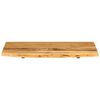 vidaXL Bathroom Vanity Top Solid Acacia Wood 80x52x2.5 cm