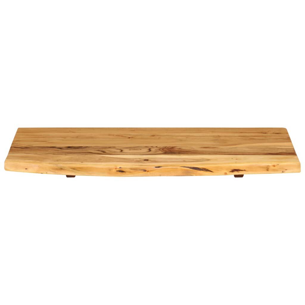 vidaXL Bathroom Vanity Top Solid Acacia Wood 80x52x2.5 cm