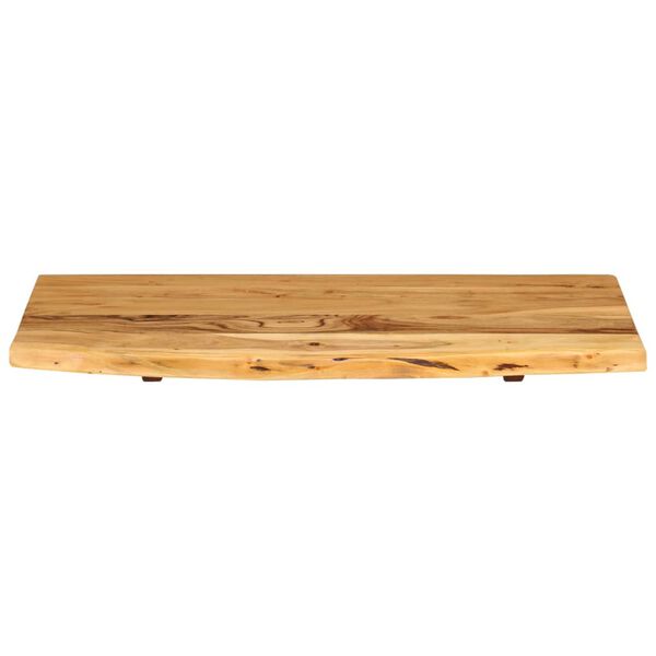 vidaXL Bathroom Vanity Top Solid Acacia Wood 80x52x2.5 cm