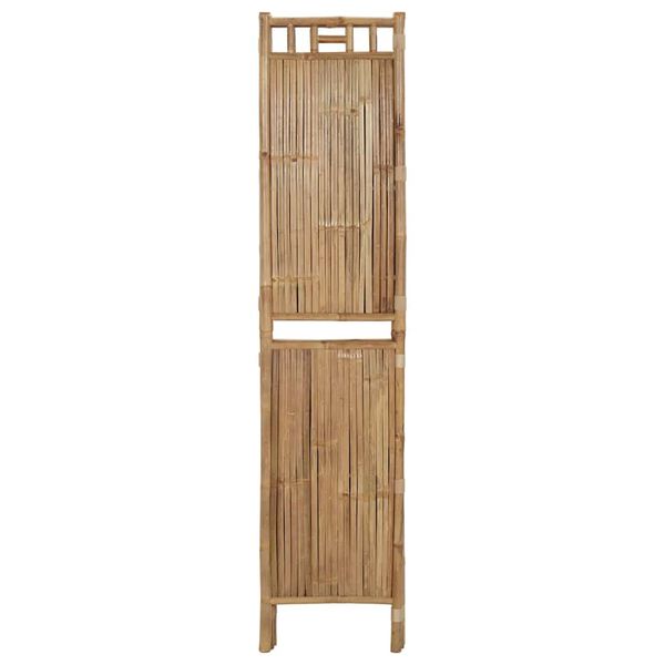 vidaXL 3-Panel Room Divider Bamboo 120x180 cm