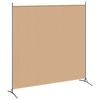 vidaXL Room Divider White 175x180 cm Fabric
