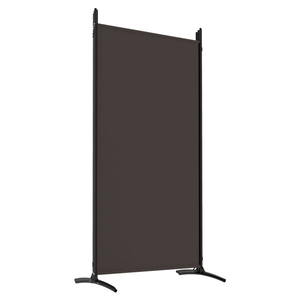 vidaXL 6-Panel Room Divider Brown 520x180 cm Fabric