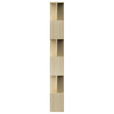 vidaXL Book Cabinet/Room Divider Sonoma Oak 80x24x192 cm Engineered Wood, sonoma oak vidaXL Book Cabinet/Room Divider Sonoma Oak 80x24x192 cm Engineered Wood