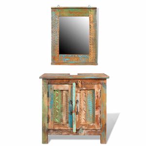 vidaXL Bathroom Cabinet | Multicoloured