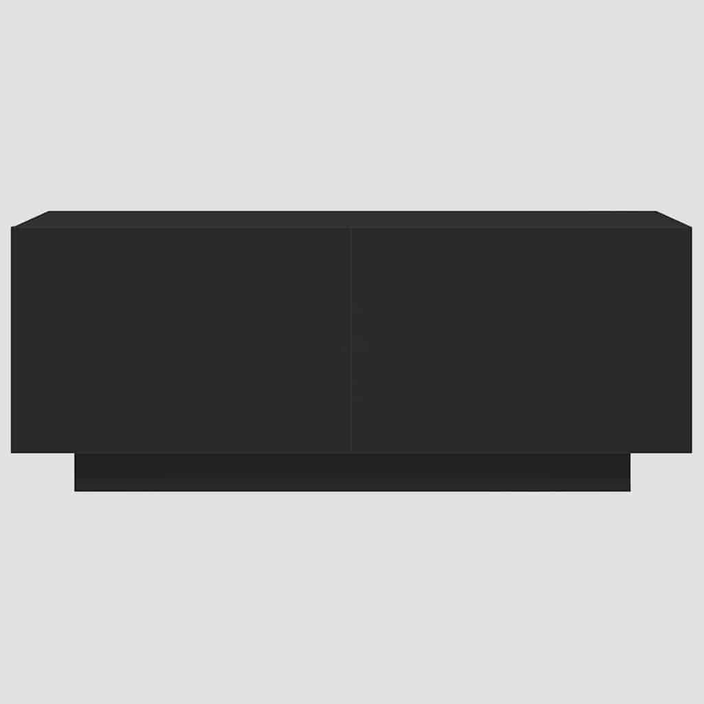 vidaXL TV Cabinet Black 100x35x40 cm Engineered Wood