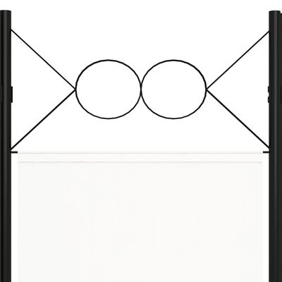 vidaXL 6-Panel Room Divider White 240x180 cm, white vidaXL 6-Panel Room Divider White 240x180 cm