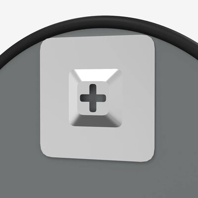 vidaXL Wall Mirror Black Ø 40 cm Round, black vidaXL Wall Mirror Black Ø 40 cm Round
