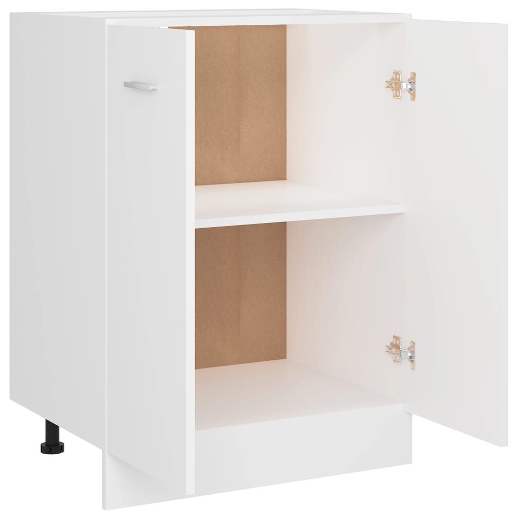 vidaXL Bottom Cabinet Lyon White 60x46x81.5 cm Engineered Wood