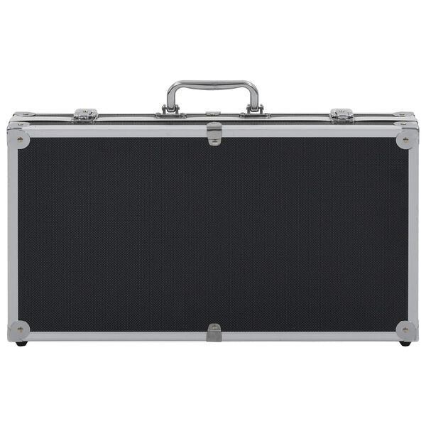 vidaXL Gun Case Aluminium ABS Black