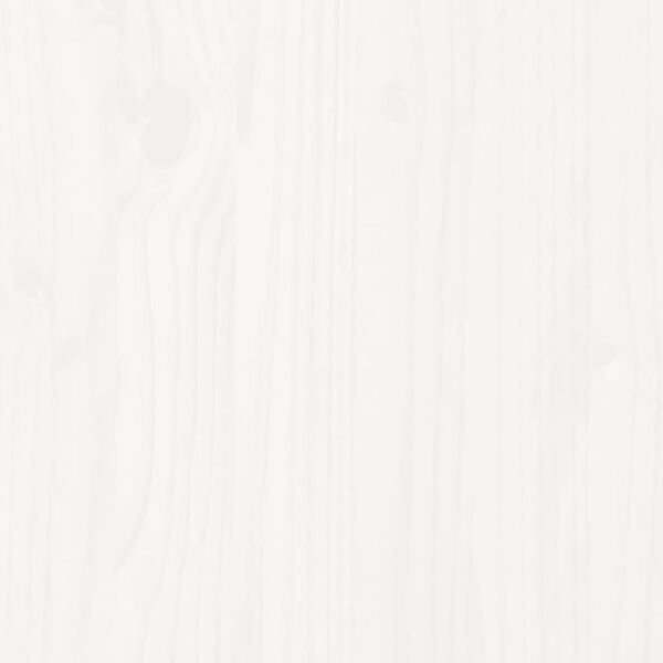 vidaXL Bed Frame without Mattress White 90x200 cm Solid Wood Pine