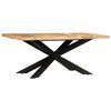 vidaXL Dining Table | Natural Mango Wood