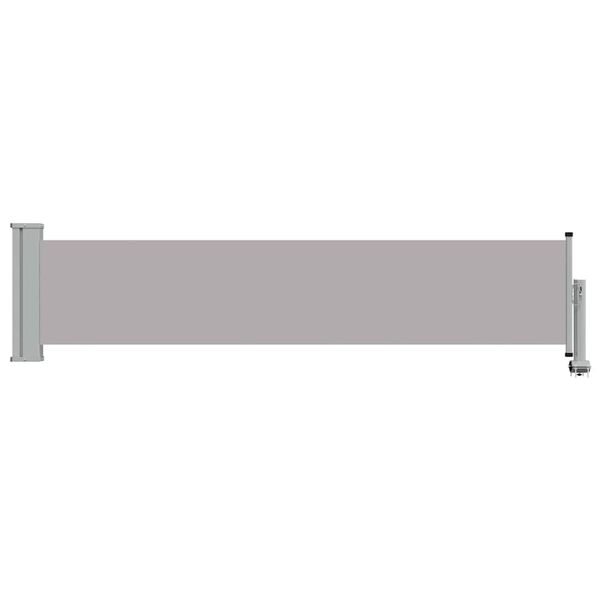 vidaXL Patio Retractable Side Awning 60x300 cm Grey