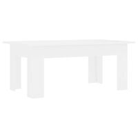 vidaXL Coffee Table White 100x60x42 cm Engineered Wood, white vidaXL Coffee Table White 100x60x42 cm Engineered Wood
