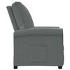vidaXL Recliner Chair Dark Grey Fabric