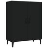 vidaXL Sideboard Black 70x34x90 cm Engineered Wood
