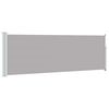 vidaXL Patio Retractable Side Awning 100x314 cm Grey