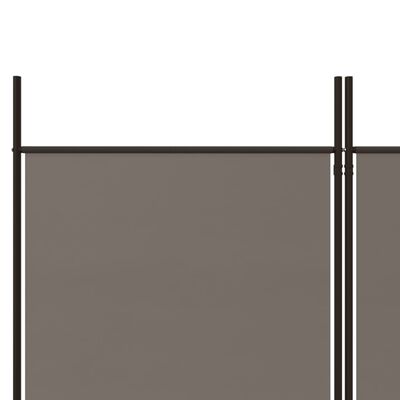 vidaXL 3-Panel Room Divider Anthracite 150x220 cm Fabric, anthracite vidaXL 3-Panel Room Divider Anthracite 150x220 cm Fabric