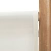 vidaXL Folding 3-Panel Room Divider 120 cm Bamboo and Canvas
