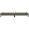 vidaXL Bed Frame without Mattress Dark Grey 92x187 cm Single Velvet