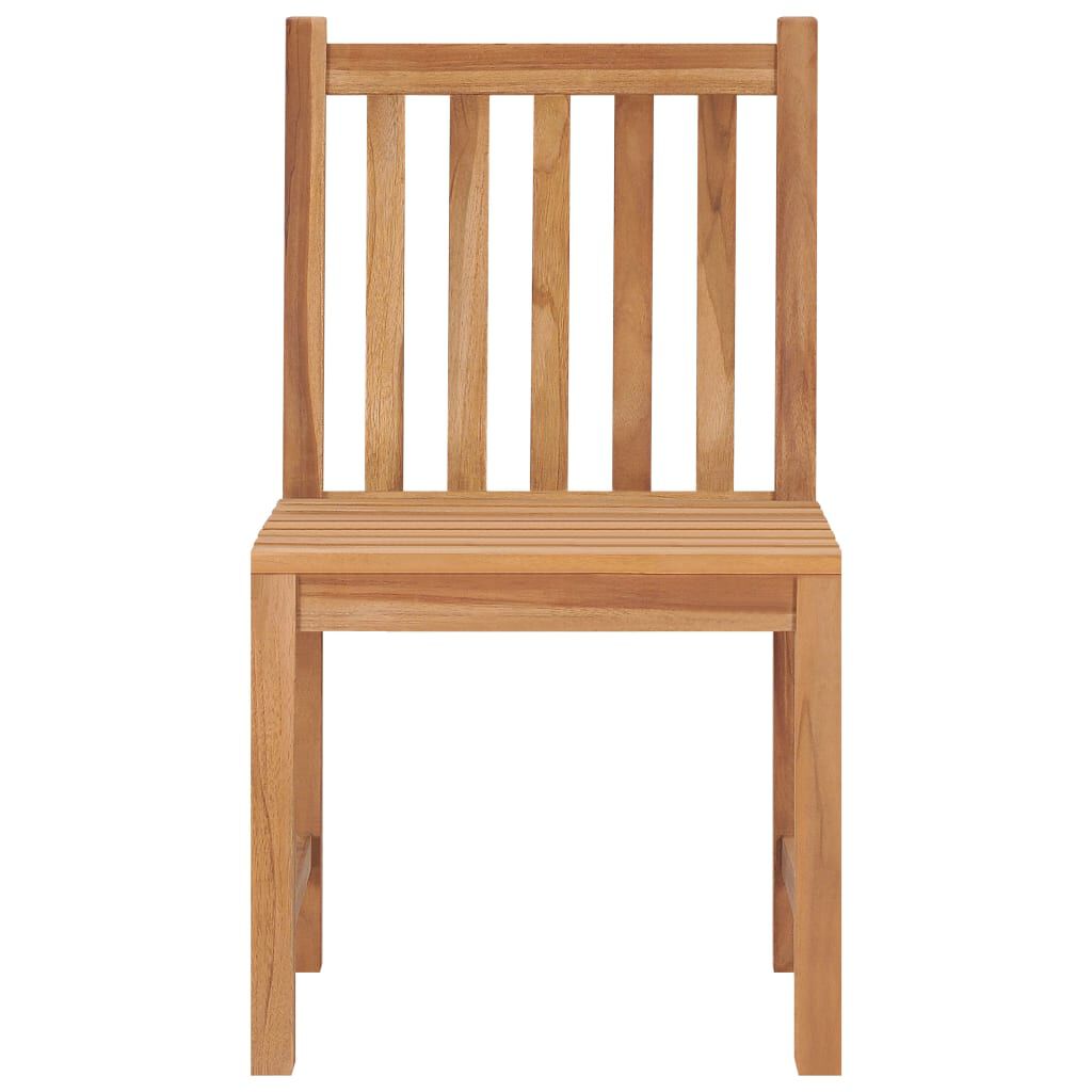 vidaXL Garden Chairs 4 pcs Solid Teak Wood