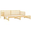 vidaXL Pull-out Day Bed without Mattress 2x(90x200)cm