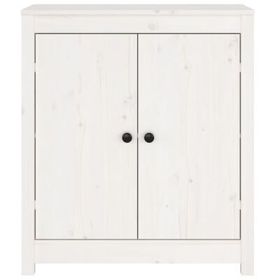 vidaXL Sideboard White 70x35x80 cm Solid Wood Pine, white vidaXL Sideboard White 70x35x80 cm Solid Wood Pine