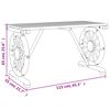 vidaXL Garden Table 115x55x65 cm Solid Wood Fir
