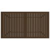 vidaXL Garden Table Brown 140x80x72 cm Steel