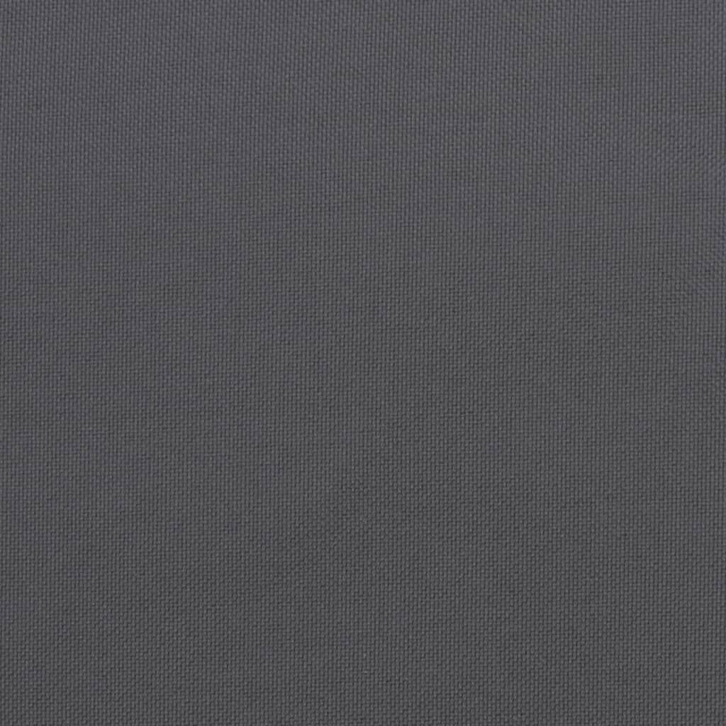 vidaXL Garden Bench Cushions 2pcs Anthracite 200x50x7cm Oxford Fabric