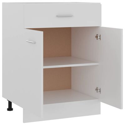 vidaXL Drawer Bottom Cabinet White 60x46x81.5 cm Engineered Wood, white vidaXL Drawer Bottom Cabinet White 60x46x81.5 cm Engineered Wood